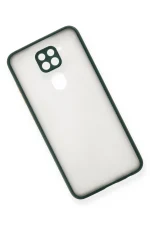 Newface Xiaomi Redmi Note 9 Kılıf Montreal Silikon Kapak - Yeşil - Görsel 3