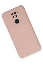 Newface Xiaomi Redmi Note 9 Kılıf Nano içi Kadife Silikon - Pudra - Görsel 2