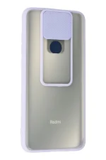 Newface Xiaomi Redmi Note 9 Kılıf Palm Buzlu Kamera Sürgülü Silikon - Lila - Görsel 3