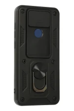 Newface Xiaomi Redmi Note 9 Kılıf Pars Lens Yüzüklü Silikon - Siyah - Görsel 3