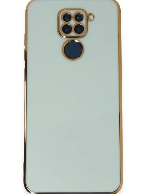 Newface Xiaomi Redmi Note 9 Kılıf Volet Silikon - Açık Yeşil