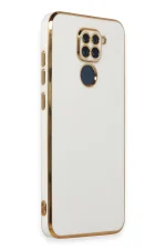 Newface Xiaomi Redmi Note 9 Kılıf Volet Silikon - Beyaz - Görsel 2