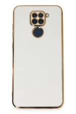 Newface Xiaomi Redmi Note 9 Kılıf Volet Silikon - Beyaz