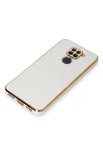 Newface Xiaomi Redmi Note 9 Kılıf Volet Silikon - Beyaz - Görsel 4