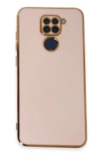 Newface Xiaomi Redmi Note 9 Kılıf Volet Silikon - Pembe