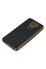 Newface Xiaomi Redmi Note 9 Kılıf Volet Silikon - Siyah - Görsel 4