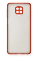 Newface Xiaomi Redmi Note 9 Pro Kılıf Montreal Silikon Kapak - Kırmızı - Görsel 2