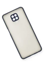 Newface Xiaomi Redmi Note 9 Pro Kılıf Montreal Silikon Kapak - Lacivert - Görsel 3