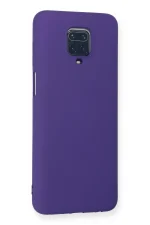 Newface Xiaomi Redmi Note 9 Pro Kılıf Nano içi Kadife Silikon - Mor - Görsel 2