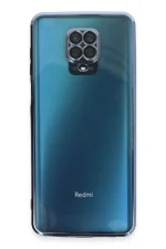 Newface Xiaomi Redmi Note 9 Pro Kılıf Razer Lensli Silikon - Açık Mavi - Görsel 2
