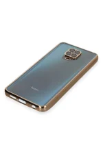 Newface Xiaomi Redmi Note 9 Pro Kılıf Razer Lensli Silikon - Gold - Görsel 4