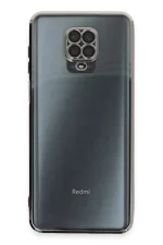 Newface Xiaomi Redmi Note 9 Pro Kılıf Razer Lensli Silikon - Gümüş - Görsel 2