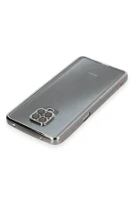 Newface Xiaomi Redmi Note 9 Pro Kılıf Razer Lensli Silikon - Gümüş - Görsel 3