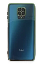 Newface Xiaomi Redmi Note 9 Pro Kılıf Razer Lensli Silikon - Yeşil - Görsel 2