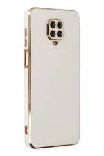 Newface Xiaomi Redmi Note 9 Pro Kılıf Volet Silikon - Beyaz