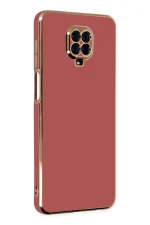 Newface Xiaomi Redmi Note 9 Pro Kılıf Volet Silikon - Kırmızı