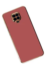 Newface Xiaomi Redmi Note 9 Pro Kılıf Volet Silikon - Kırmızı - Görsel 3