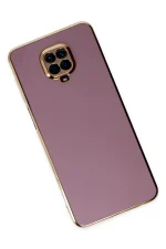 Newface Xiaomi Redmi Note 9 Pro Kılıf Volet Silikon - Mor - Görsel 2