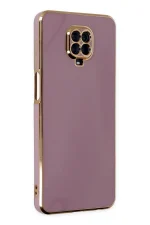 Newface Xiaomi Redmi Note 9 Pro Kılıf Volet Silikon - Mor