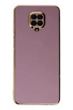 Newface Xiaomi Redmi Note 9 Pro Kılıf Volet Silikon - Mor - Görsel 3