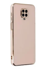 Newface Xiaomi Redmi Note 9 Pro Kılıf Volet Silikon - Pembe