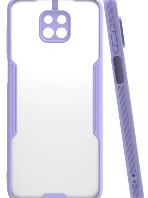 Newface Xiaomi Redmi Note 9S Kılıf Platin Silikon - Lila
