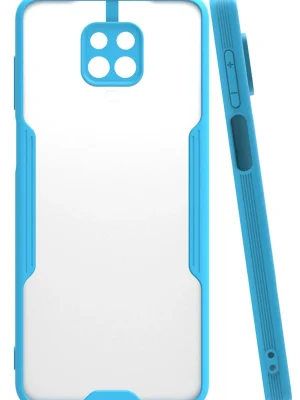 Newface Xiaomi Redmi Note 9S Kılıf Platin Silikon - Mavi
