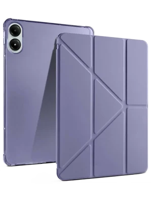 Newface Xiaomi Redmi Pad Pro 12.1 Kılıf Kalemlikli Mars Tablet Kılıfı - Lila