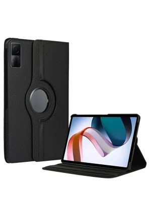 Newface Xiaomi Redmi Pad SE 4G Kılıf 360 Tablet Deri Kılıf - Siyah