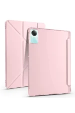 Newface Xiaomi Redmi Pad SE 4G Kılıf Kalemlikli Mars Tablet Kılıfı - Rose Gold