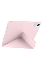 Newface Xiaomi Redmi Pad SE 4G Kılıf Kalemlikli Mars Tablet Kılıfı - Rose Gold - Görsel 3