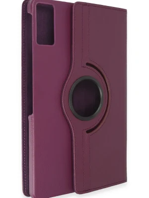 Newface Xiaomi Redmi Pad SE Kılıf 360 Tablet Deri Kılıf - Mürdüm