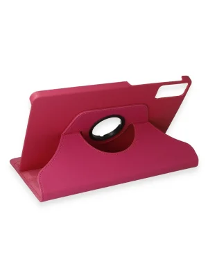 Newface Xiaomi Redmi Pad SE Kılıf 360 Tablet Deri Kılıf - Pembe