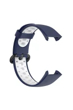 Newface Xiaomi Redmi Watch 2 Spor Delikli Kordon - Lacivert-Beyaz - Görsel 4