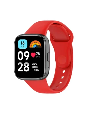 Newface Xiaomi Redmi Watch 3 Active Klasik Kordon - Kırmızı
