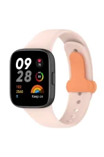 Newface Xiaomi Redmi Watch 3 Origin Silikon Kordon - Pudra