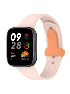 Newface Xiaomi Redmi Watch 3 Origin Silikon Kordon - Pudra