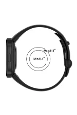 Newface Xiaomi Redmi Watch 3 Origin Silikon Kordon - Pudra - Görsel 6