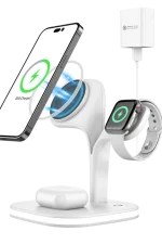 Newface YM-UD22 Kablosuz Şarj Masaüstü Set - Beyaz