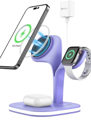 Newface YM-UD22 Kablosuz Şarj Masaüstü Set - Lila