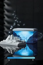 Newface Z4 Kuzey Okyanus Temalı Gece Lambası Özellikli BT Kablosuz Hoparlör - Mavi - Görsel 3