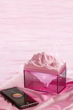 Newface Z4 Kuzey Okyanus Temalı Gece Lambası Özellikli BT Kablosuz Hoparlör - Pembe - Görsel 3