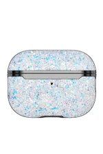 Onegif Airpods 2 (2.nesil) Bright Simli Airpods Kapak - Gümüş - Görsel 2