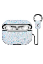 Onegif Airpods 2 (2.nesil) Bright Simli Airpods Kapak - Gümüş