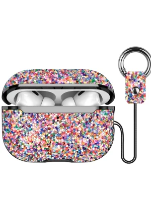 Onegif Airpods 3 (3.nesil) Bright Simli Airpods Kapak - Gold