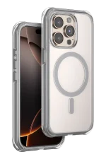 Onegif Apple iPhone 15 Pro Max Hulk Magsafe Kapak - Titan Gri