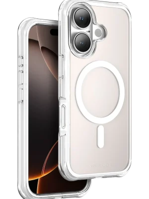 Onegif Apple iPhone 16 Hulk Magsafe Kapak - Beyaz