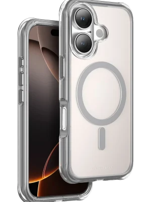 Onegif Apple iPhone 16 Hulk Magsafe Kapak - Titan Gri