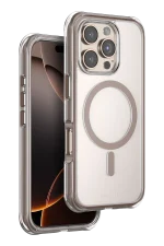 Onegif Apple iPhone 16 Pro Hulk Magsafe Kapak - Çöl Titanyum