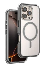 Onegif Apple iPhone 16 Pro Hulk Magsafe Kapak - Siyah